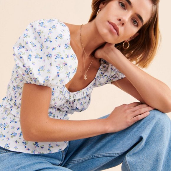 Anthropologie Rahi Zoomie Zinnia Top - Picture 3 of 4